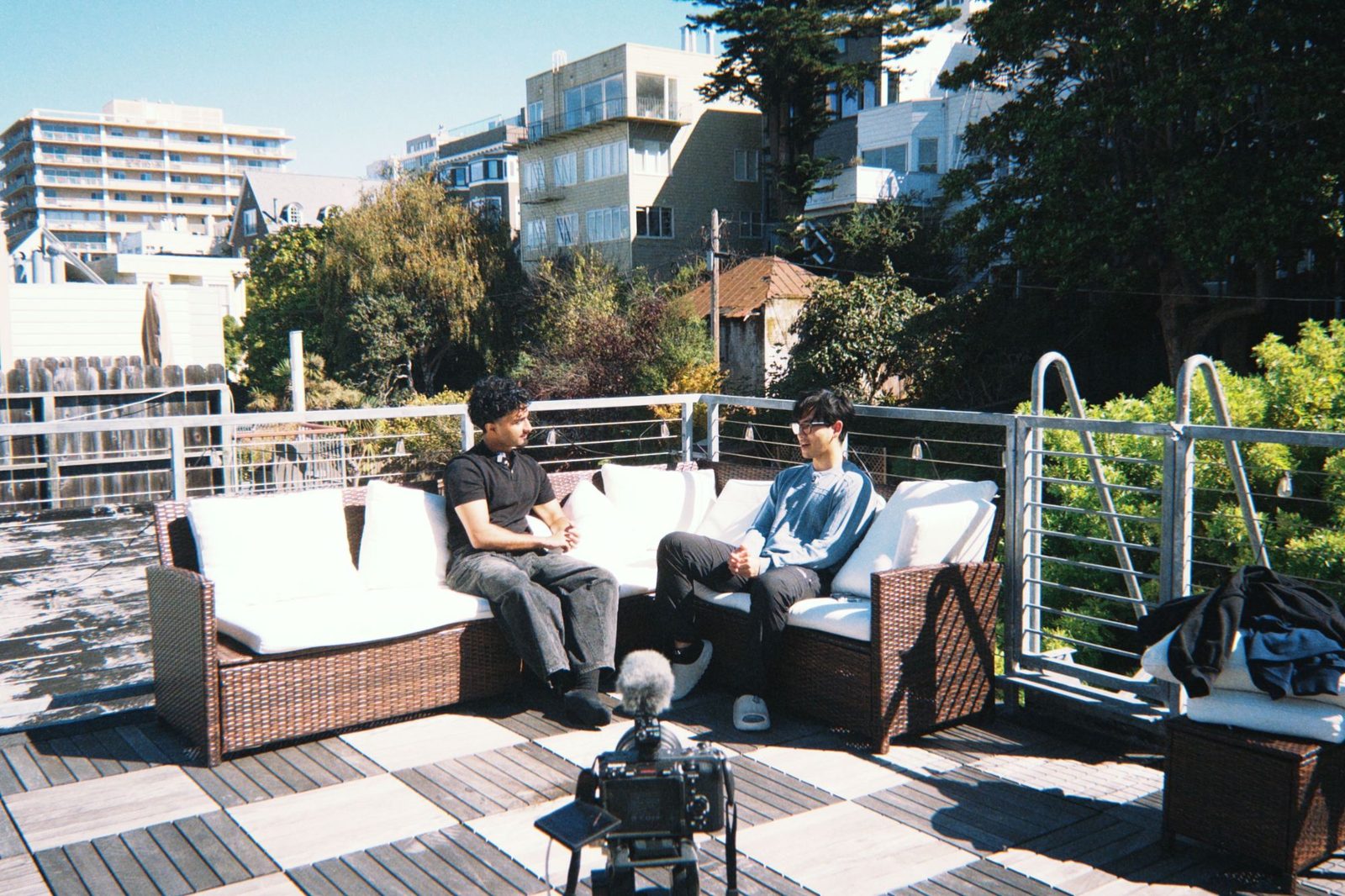 Behind the scenes on a Lyra Studio shoot